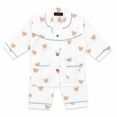 Baby Girl Full Sleeves Cotton Night Suit