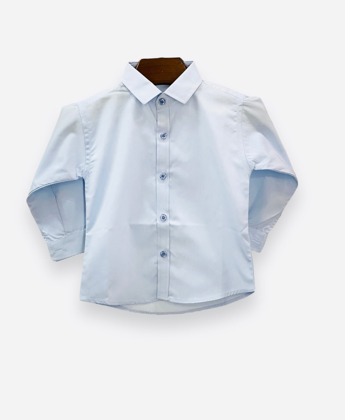 Plain Blue Formal Shirt