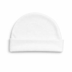 Infants Baby Round Cap White
