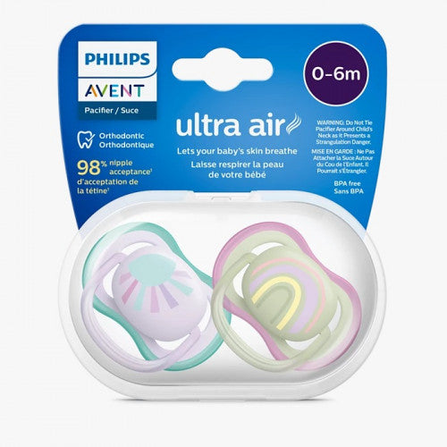 Philips Avent Ultra Air 0-6M Pacifier (SCF085/59)
