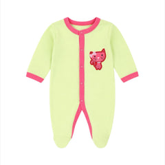 Infants Baby Girl Closed Feet Romper