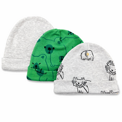 3PK Soft Touch Cap Set