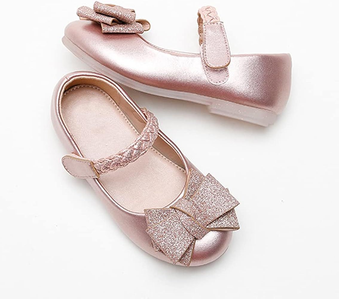 Pink Shimmer Bow pumps