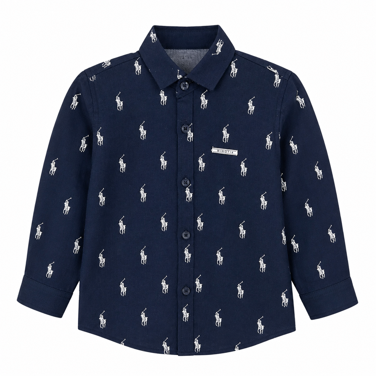 Blue Polo Cotton Shirt