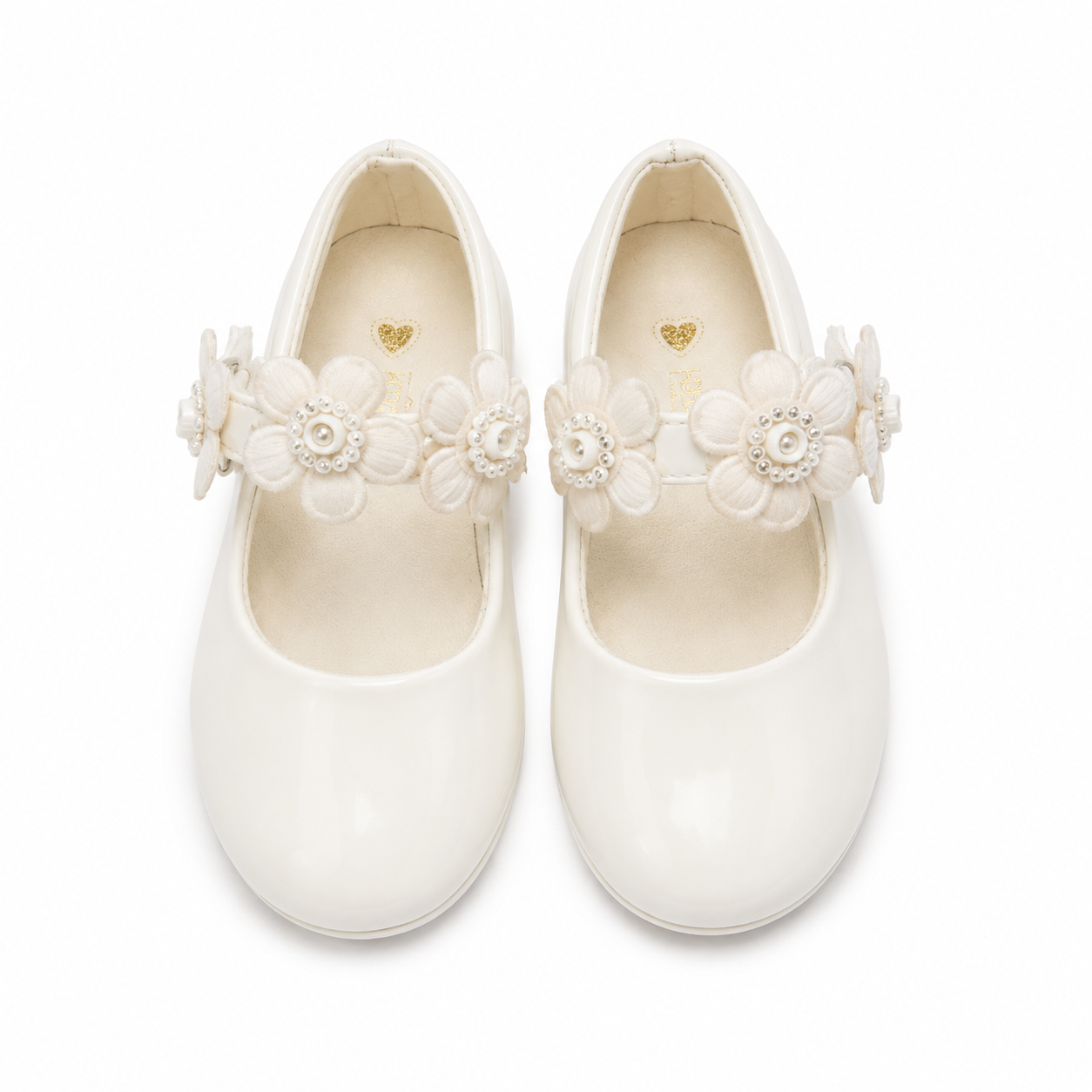 White Stone Pumps