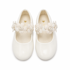 White Stone Pumps