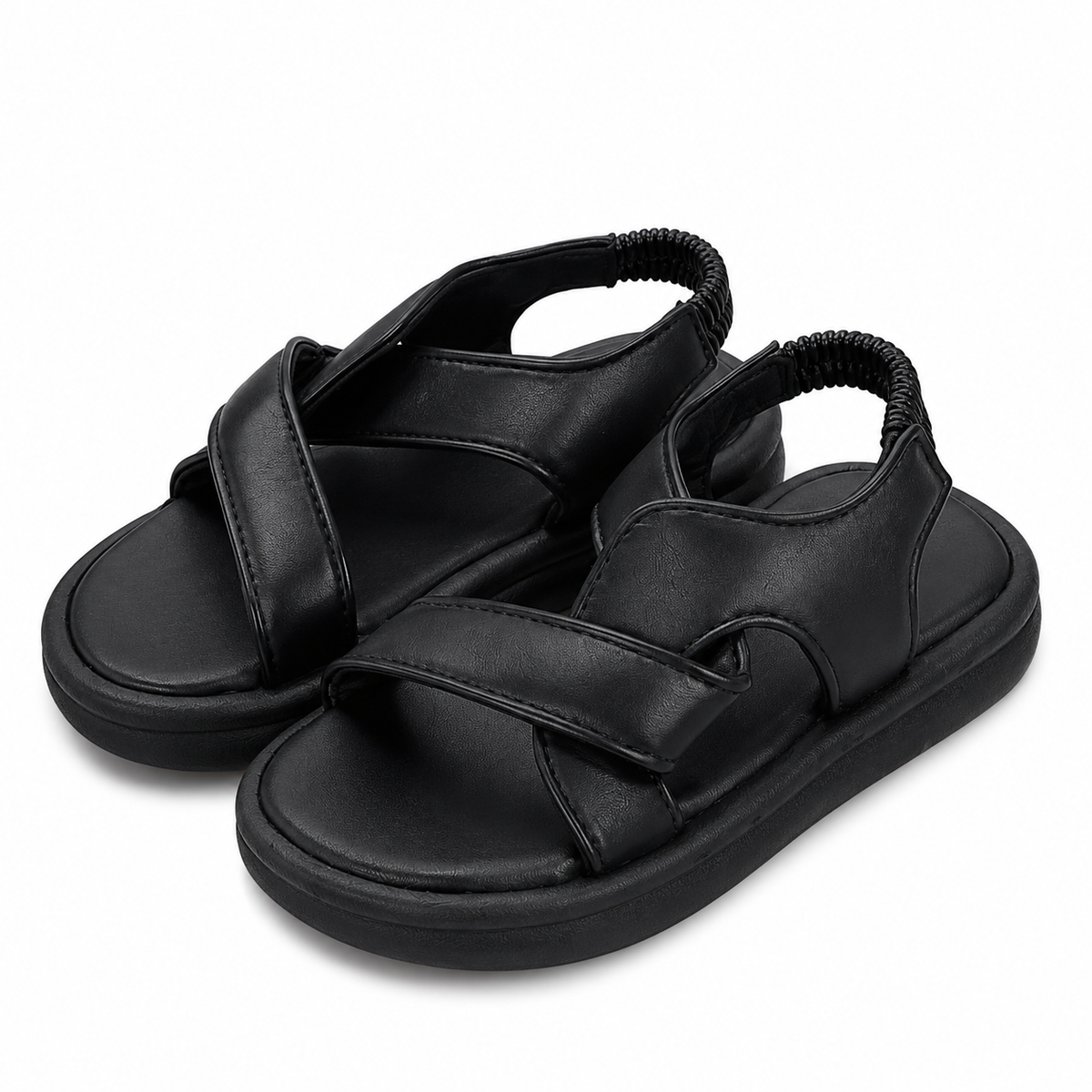 Baby Boy Black Strap sandal