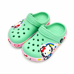 Hello Kitty Crocs-Sea Green
