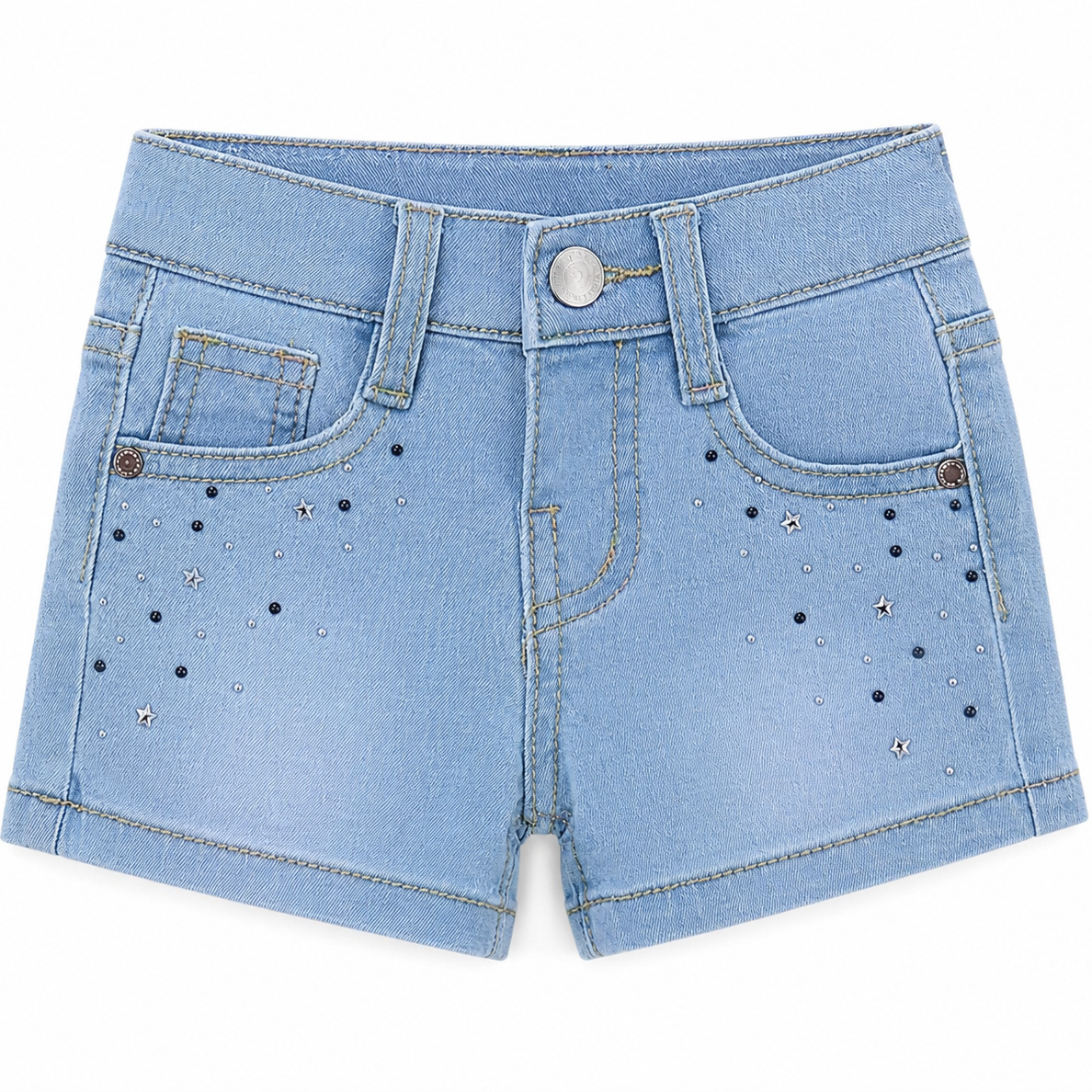 Baby Girl Star Denim Short