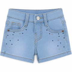 Baby Girl Star Denim Short