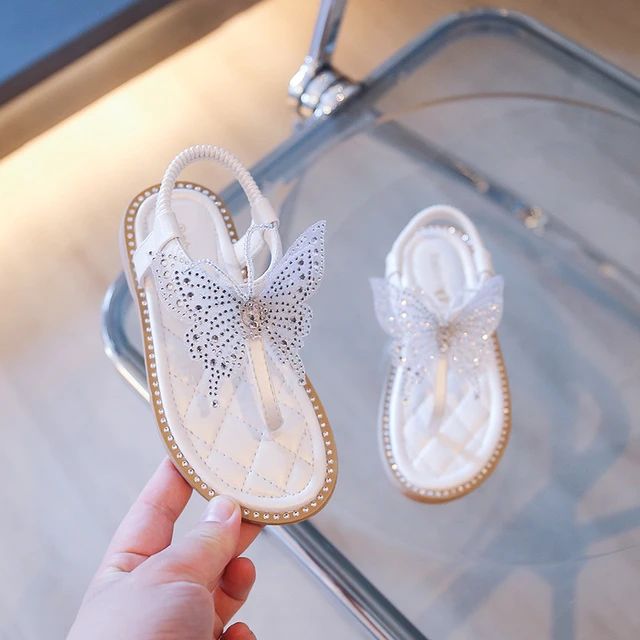 Baby Girl Butterfly Sandal White