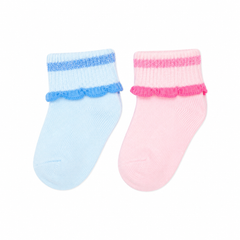 Infants Baby Girl 2PK Socks Set
