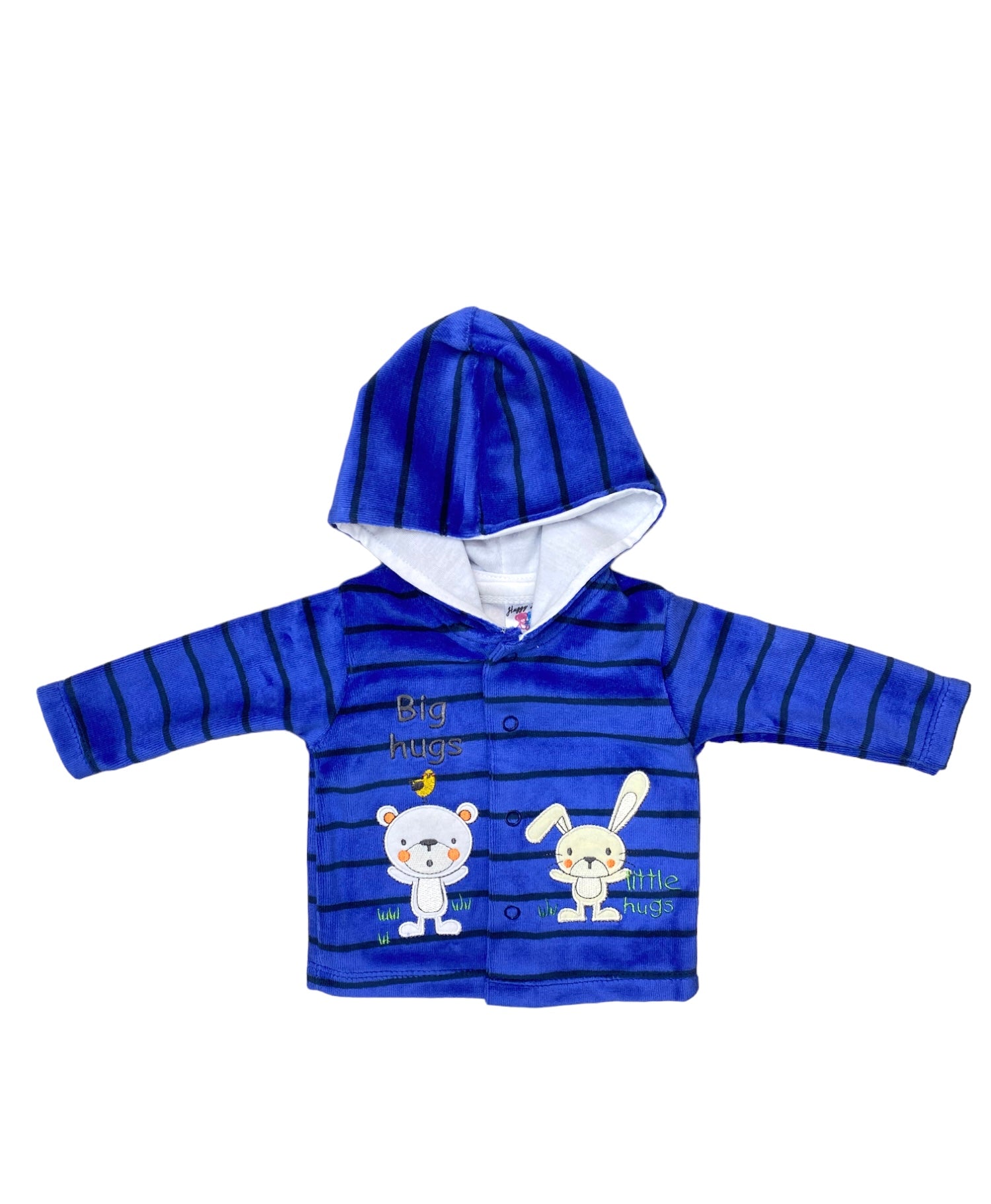 3PC Baby Boy Blue Fleece Suit