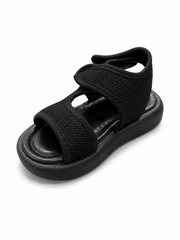 Baby Black Strap Sandals Soft Sole Summer