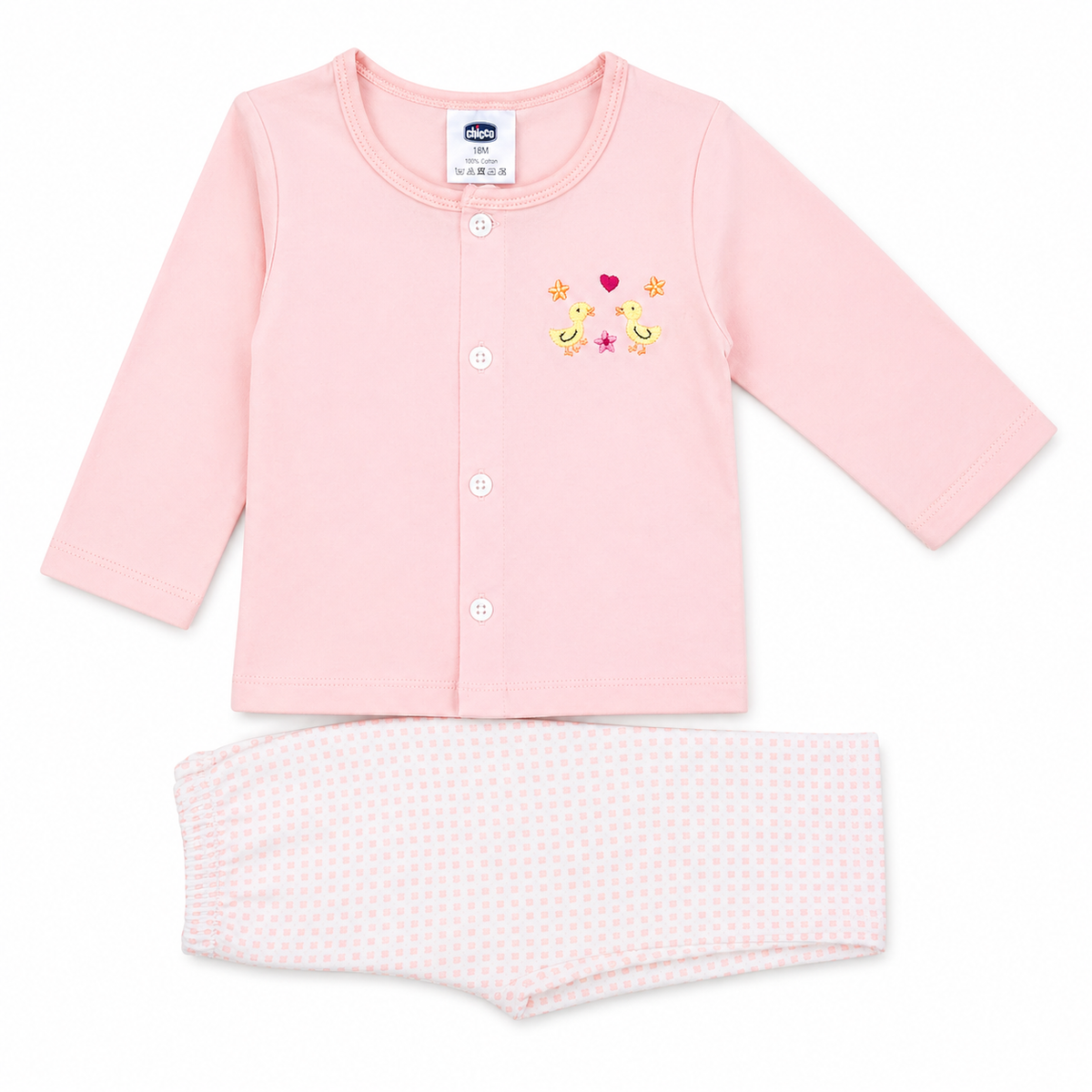 2PC Pajama Suit in Pink