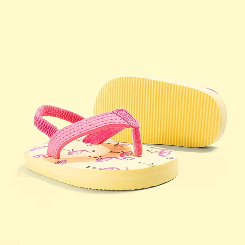 Baby Girl Soft Sole Pelican Flip Flop Slippers