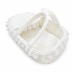 Premium Baby Off-White Hand Carry with Hood & Handles