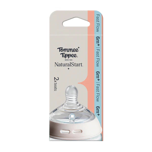 Tommee Tippee Natural Start Fast Flow Teats Pack Of 2