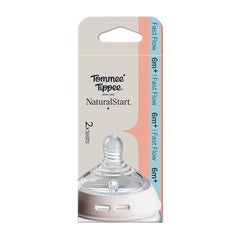 Tommee Tippee Natural Start Fast Flow Teats Pack Of 2