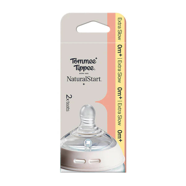 Tommee Tippee Natural Start Extra Slow Flow Teats Pack Of 2