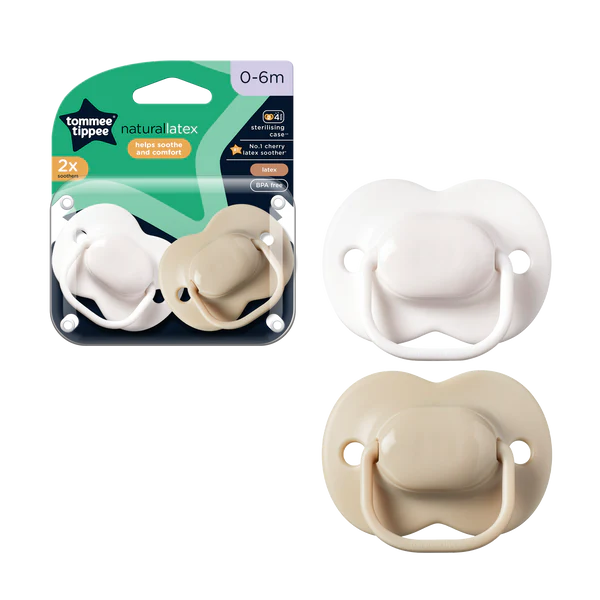 Cherry Latex Soother 2-PK Tommee Tippee 0-6M - 433532