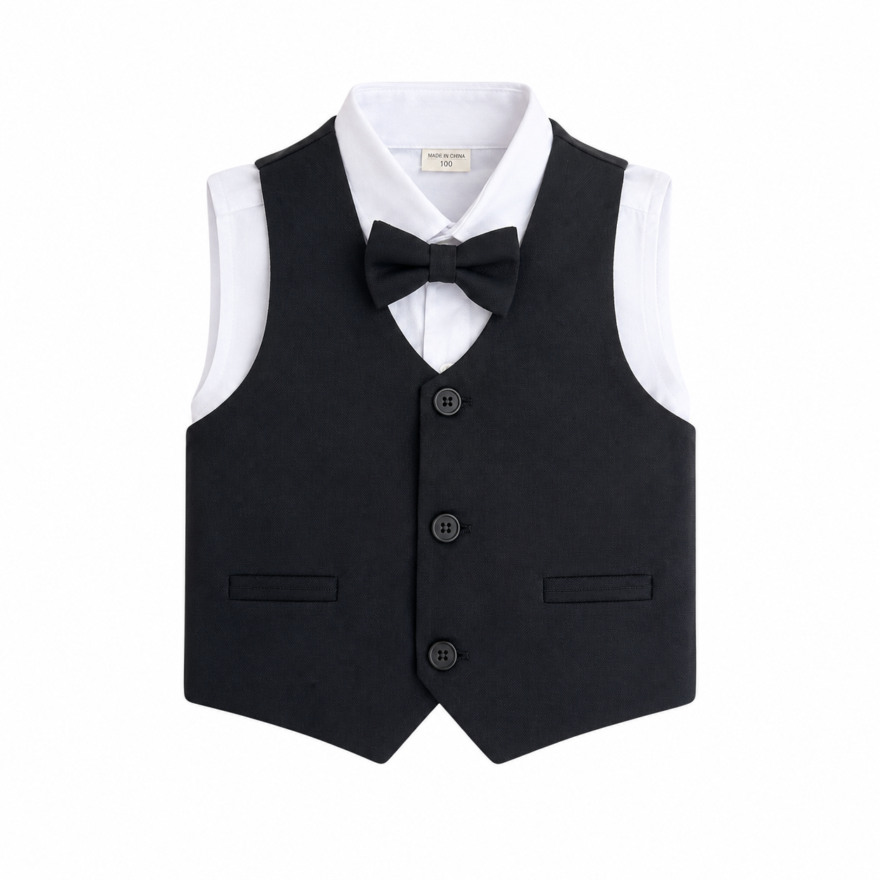 4PC Baby Boy Black Suit