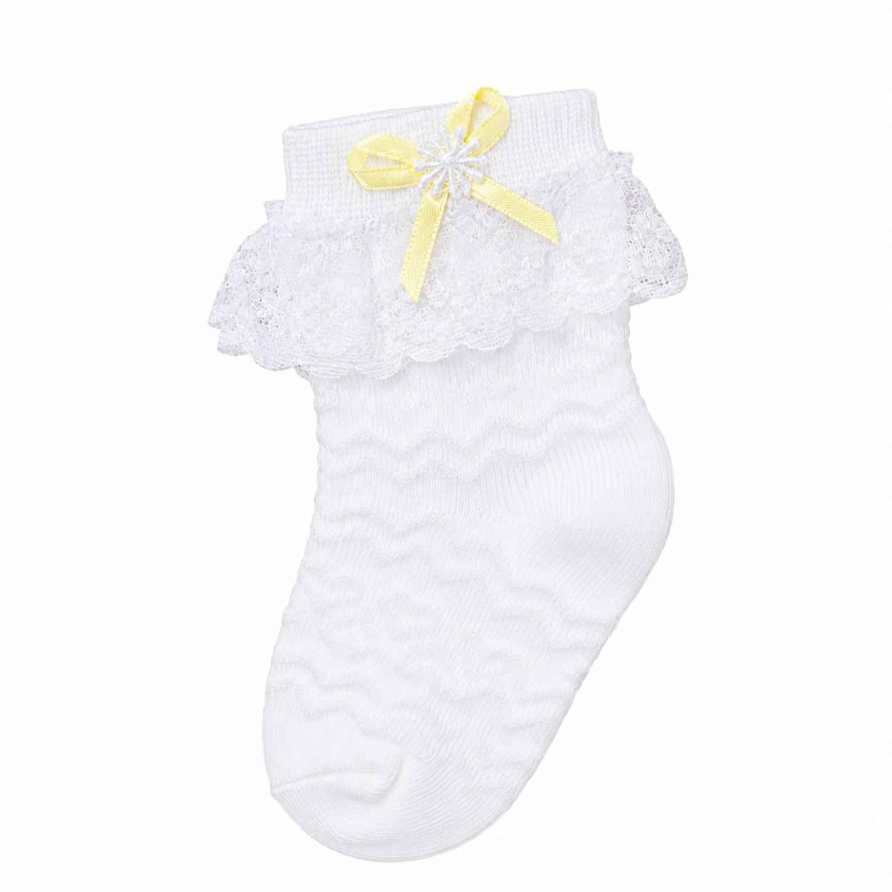White Frill Socks