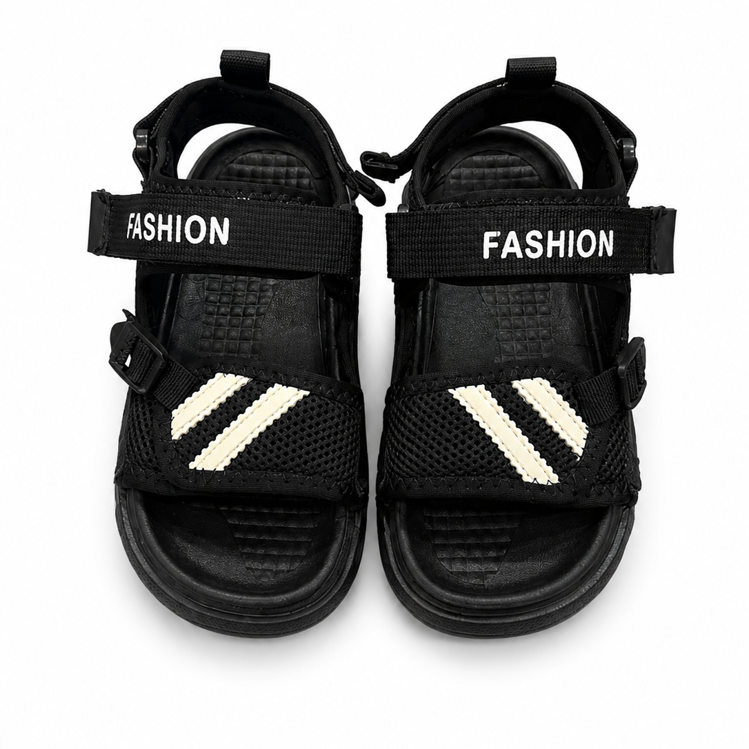 Baby Boy Black Strap Sandal