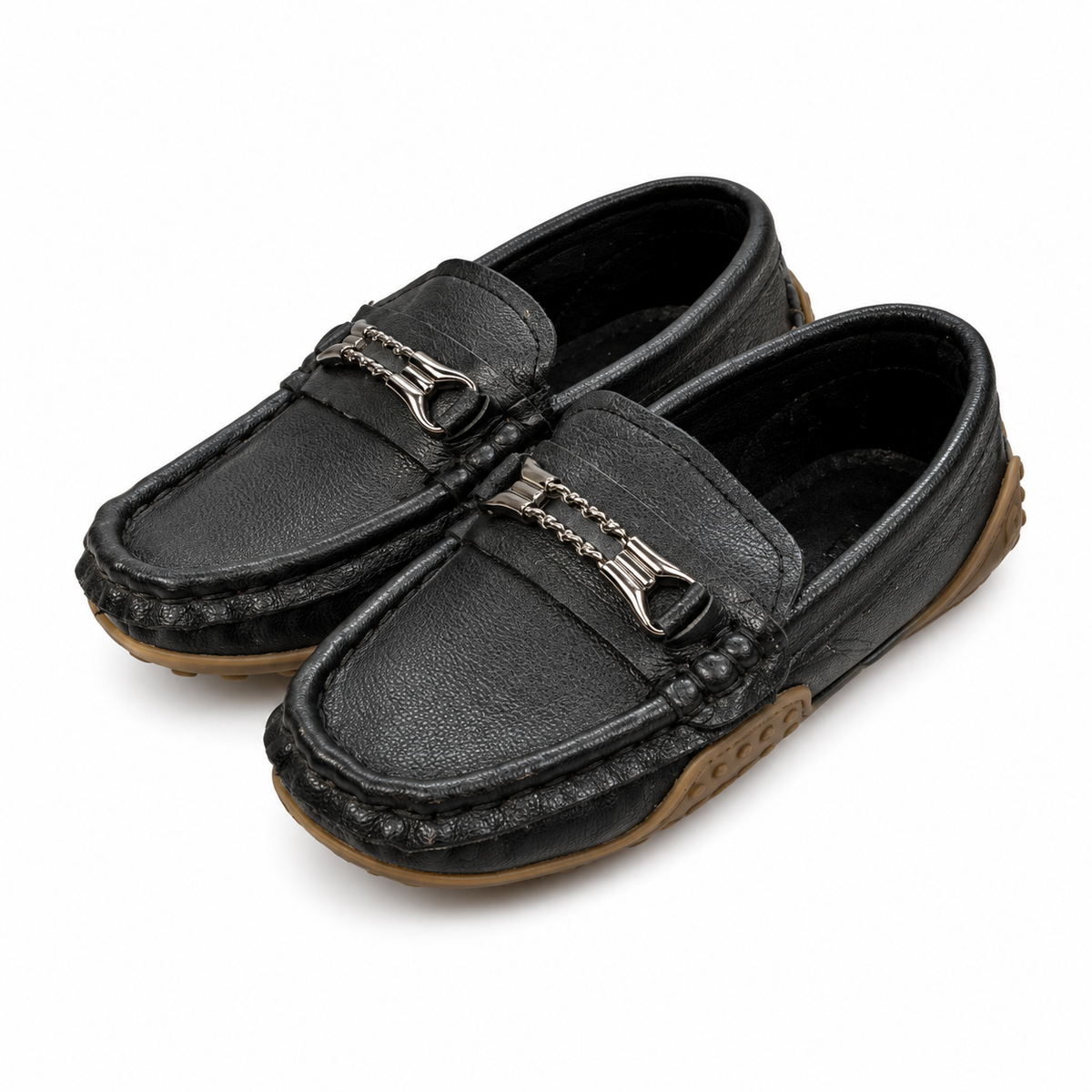 Baby Boys Black Loafers