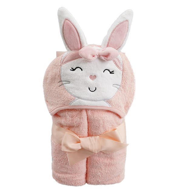 Character Hooded Bath Towel in Kitty