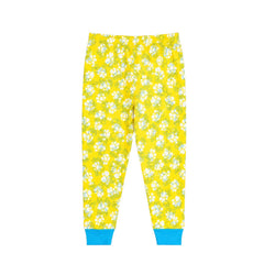 Yellow Ribbed Baby Girl Trousers – Premium Soft Cotton Stretch