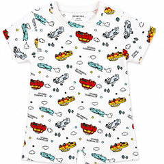 Baby Boy Summer 2PC Suit - Car Theme