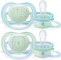 Philips Avent Ultra Air Night Pacifier, 0–6 Months
