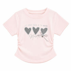 Baby Girl Pink Summer T-Shirt – Silver Hearts