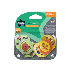 Fun Style Pacifiers 2-PK Tommee Tippee 6-18M - 533457