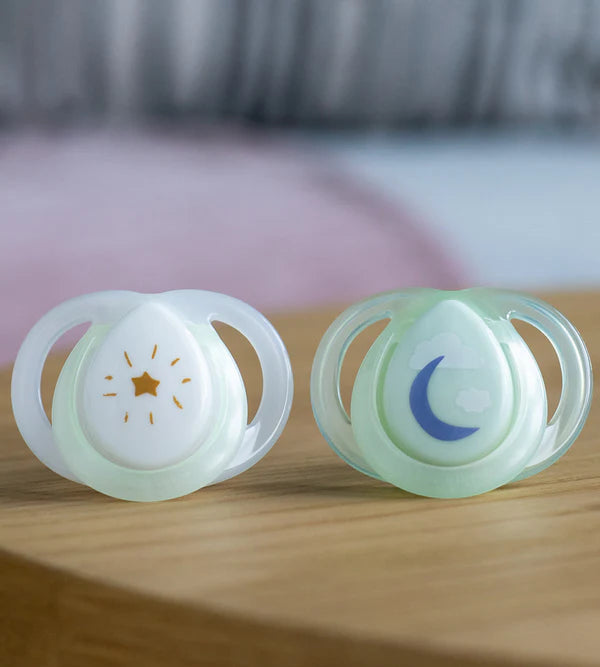 Night Time Pacifier 2-PK Tommee Tippee 0-6M - 533465