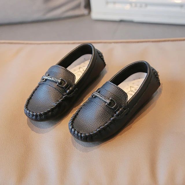 Buckle Loafers Black