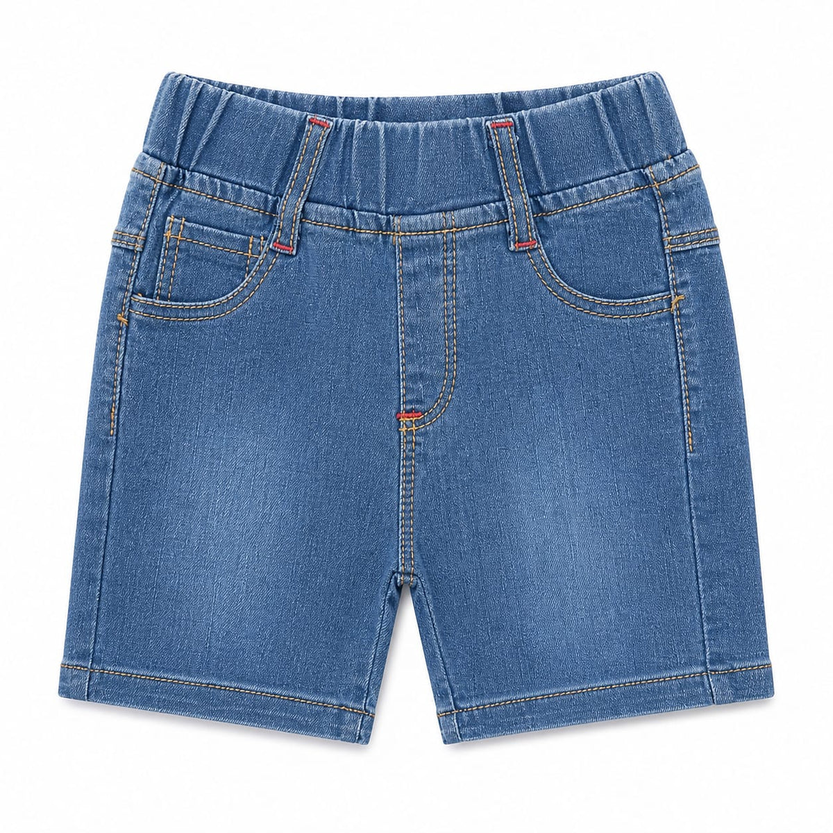 Baby Boy Denim Round Lastic Short