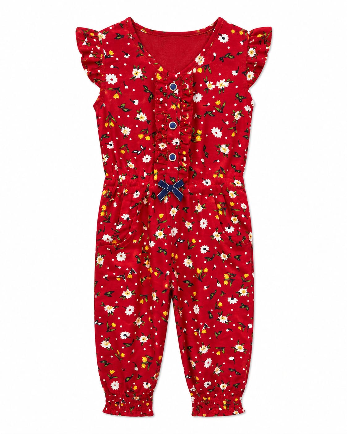 Happiness Jump Suit - Red