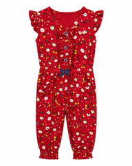Happiness Jump Suit - Red