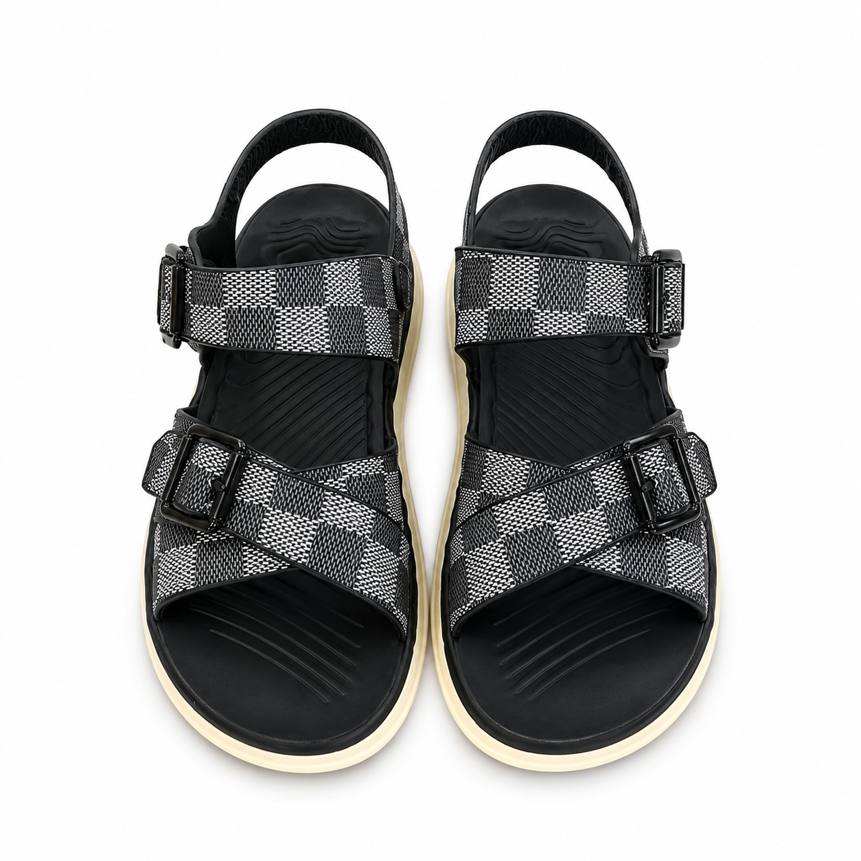 Baby Boy Grey Strap Sandals