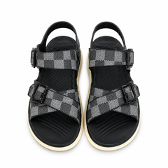 Baby Boy Grey Strap Sandals