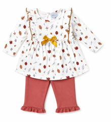 2 PC Little me Frill Suit