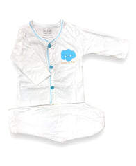 Blue Cloud Newborn Pajama Suit / Night Suit