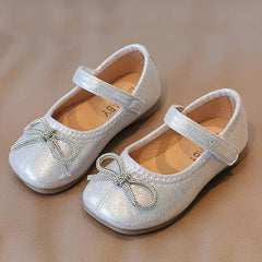 Baby Girl Silver Stone Pumps