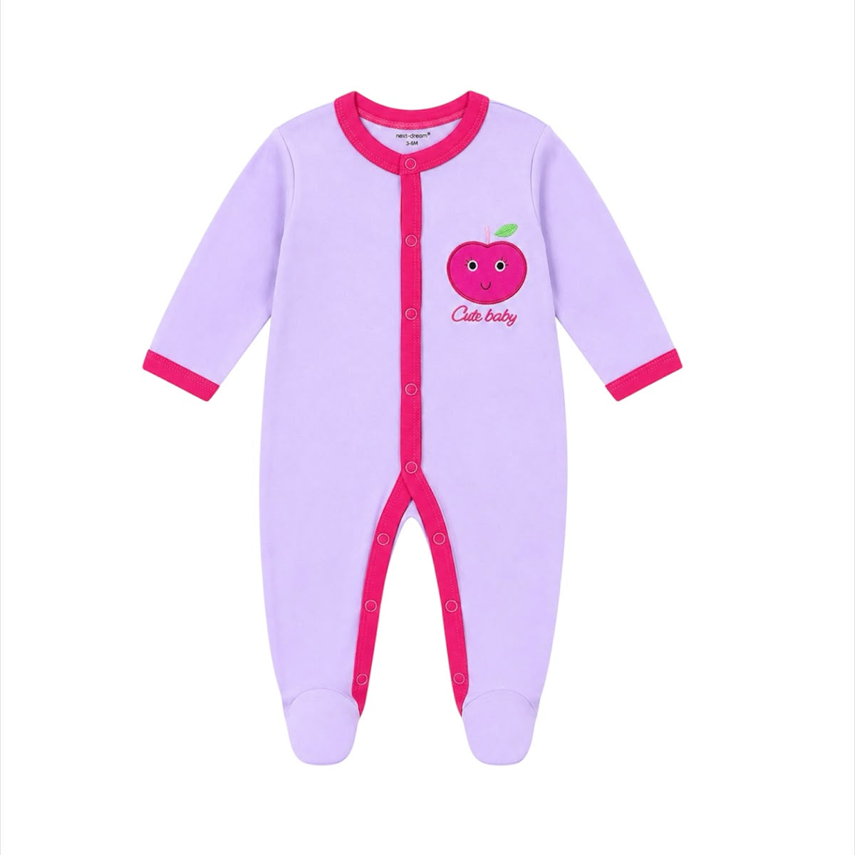 Infants Baby Girl Closed Feet Romper