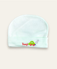 Baby Cap-Green Beep