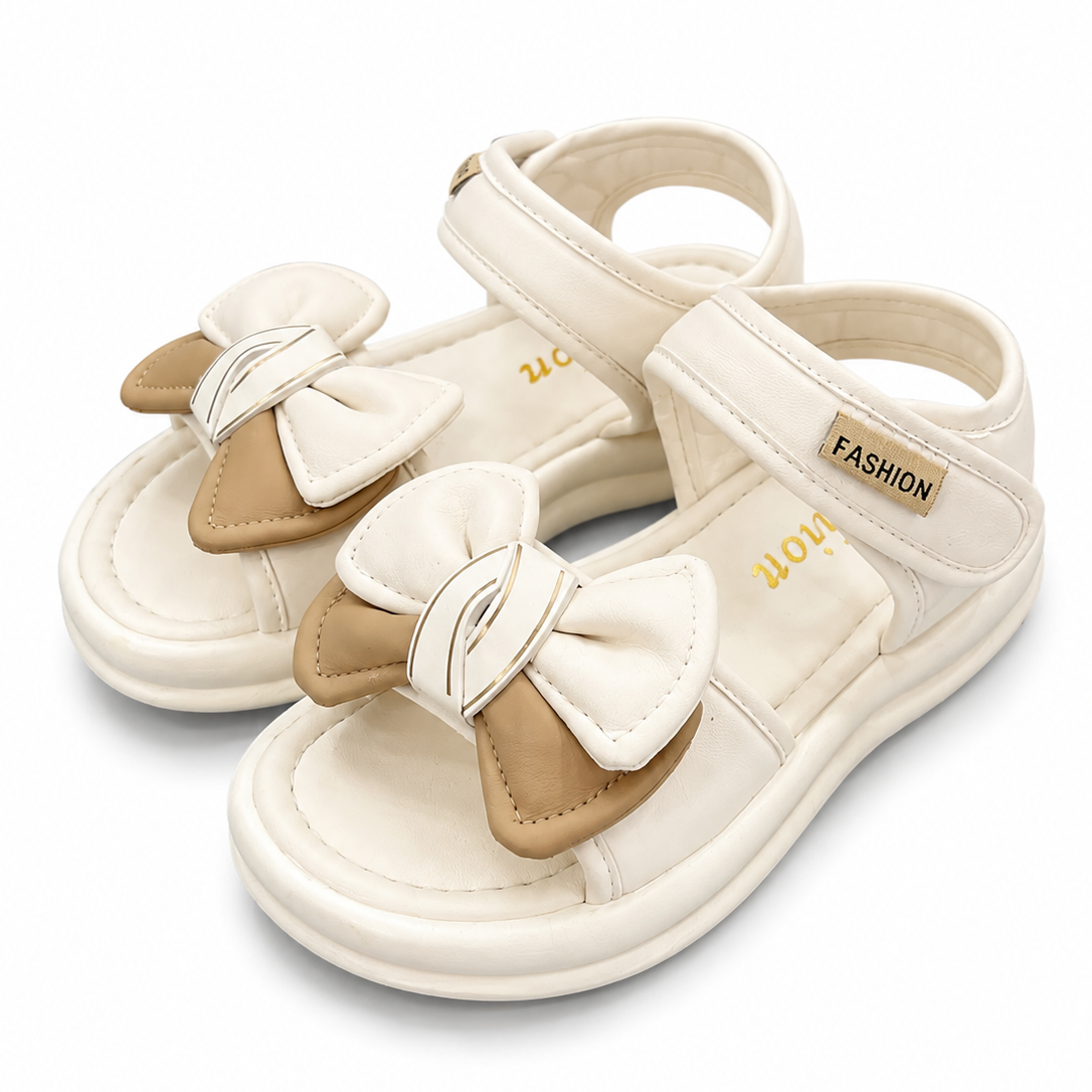 White Bow Sandal