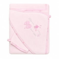 Pink Hooded Bath Towel