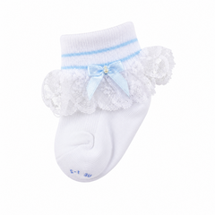 Infants Baby Girl White Socks